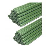 50 New Sturdy Metal Garden Stakes 6 Ft Plastic