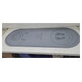 NEW 23.5" x 64" Exercise/ Yoga Mat, Light Grey