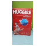 (66) Size 5 Huggies Diapers