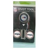 New England Patriots Golf Ball Divot Tool & Extra