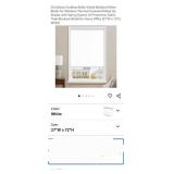 New White ChrisDowa Cordless Blackout Roller