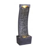 Used 38.58 in. Modern Curved Faux Slate Waterfall