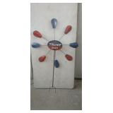48" Tall  Trump 2020 Metal Yard Spinner