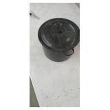 Black Speckled Enamel Canner