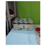12 Kerr Quart Jars with lids