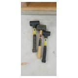 3 Rubber Mallets