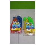 4 New Water Blasters ( All different colors)