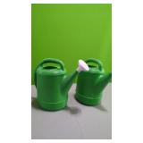 2 New Plastic Water Cans. 1 has Sprinkler Spout,