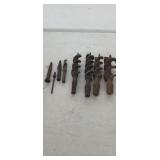 Vintage  Group of Drill Bits & other tools