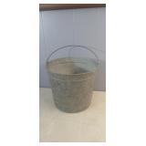 Galvanized Metal Bucket ( no holes)