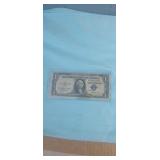 1935E  Blue Seal Silver Certificate in protective