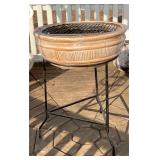 New Clay Grill on Stand. 24" Round  stand is