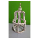 24"H Wood Tabletop Lantern