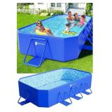 New Foldable Pool, Large Non-Inflatable Swimming