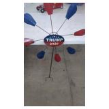 Heavy Metal Trump Yard Wind Spinner Large Size
