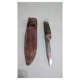 VINTAGE CRAFTSMAN BEAR WOLF HEAD HUNTING KNIFE