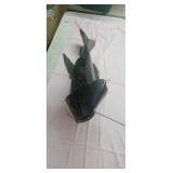 36" Long Metal  Catfish Wall Hanging Decoration.