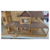 Extremely Large Hand Built Beautiful Dollhouse.