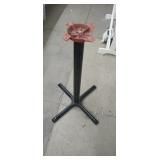 Iron Shop Pedestal  40.5" tall x 30" wide