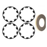 4 New Teslers  Car Wheel Rim Protectors, Guards