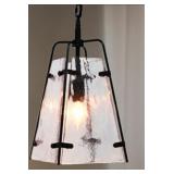 New Single Pendant Light Bubble Glass hangs with