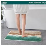 New Microfiber Bathroom Rug Absorbent Soft Shaggy