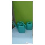 (3)  56oz Plastic Watering Cans