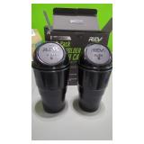 2 New Car Trash Can Bin with Lid, Mini Leakproof