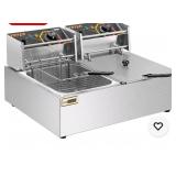 New 5000W 20.7 Qt Electric Deep Fryer with 2 X