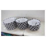 3 New Cloth Baskets 18", 16" & 14"