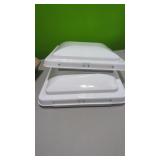 2 New RV White Low Profile Replacement Vents Lid
