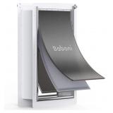 $289. New Baboni 3-Flap Pet Door for Wall, Steel