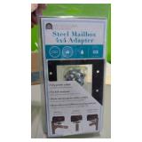 New Steel Mailbox 4 x 4 Adapter