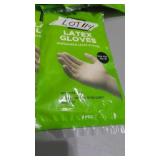 12 New Packs of Latex Gloves   6 Gloves Per Pack,