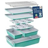 New Bakken Swiss Bakeware Set Teal 8-Piece