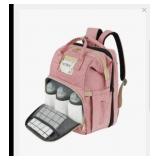 New Diaper Bag, Backpack, Pink, Large