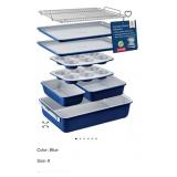 New $150.  Bakken 8-Piece Stackable Bakeware Set