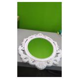New Wall Mirror Oval Baroque Style Vintage M