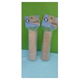 (2) Jumbo Wooden Clothespins