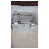 New Waterproof Box. 8" x 12" x 7" Deep. Use for