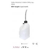 (New) 5  Gallon White Utility Jug