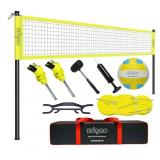 New Portable Volleyball Set for Backyard with