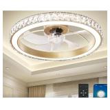 New Low Profile Modern Crystal Chandelier Ceiling
