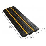 New 48" Rubber Curb Ramp Car Driveway Heavy Duty