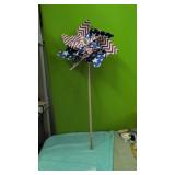 4th of July Yard Spinner 30" tall