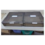 New Under Bed Storage 2 Lids, has 6 Rollers to