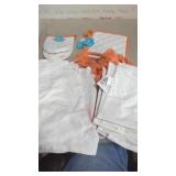 Just Peachy  2 New Pot Holders, Oven Mitt, 7