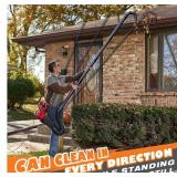 Universal Leaf Blower Gutter Attachment for