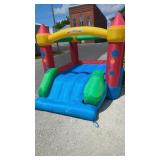 Outdoor Blowup Bounce house With Blower.     Has