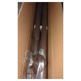 New 2 PC Tension Curtain Rod 51"-165"